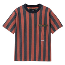 Load image into Gallery viewer, VERMILION STRIPED JACQUARD T-SHIRT
