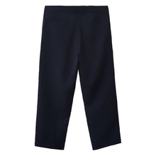 Load image into Gallery viewer, BLACK PINSTRIPED DOUBLE PLEATED PANTS
