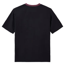 Load image into Gallery viewer, BLACK TEXTURED PATTERN T-SHIRT
