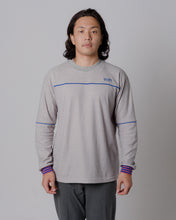 Load image into Gallery viewer, GREY PANELLED LONG SLEEVE T-SHIRT
