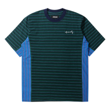 Load image into Gallery viewer, GREEN-BLUE STRIPED T-SHIRT
