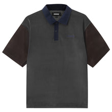 Load image into Gallery viewer, LIGHT-GREY VELOUR POLO SHIRT
