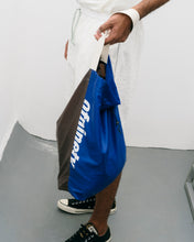Load image into Gallery viewer, BLUE-BROWN RIPSTOP NYLON BAG

