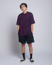 Load image into Gallery viewer, PURPLE WAFFLE SIDE PANEL T-SHIRT
