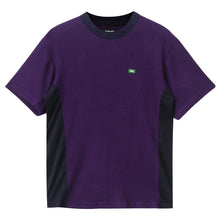 Load image into Gallery viewer, PURPLE WAFFLE SIDE PANEL T-SHIRT
